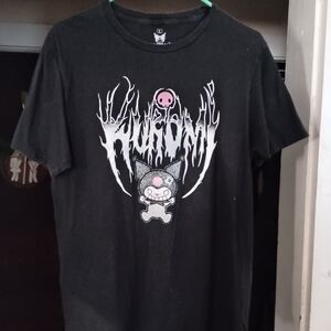 Kuromi Black Graphic Tee